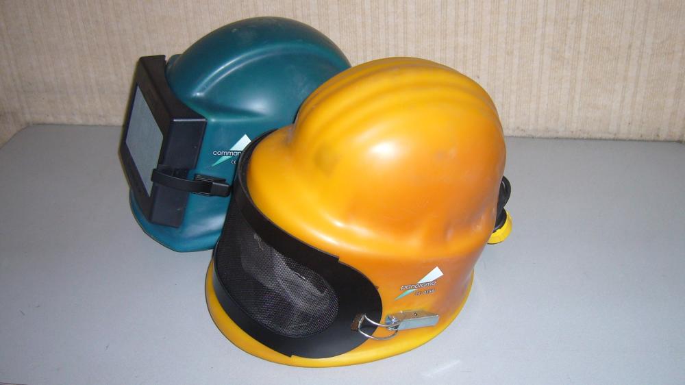 Casques de sablage 